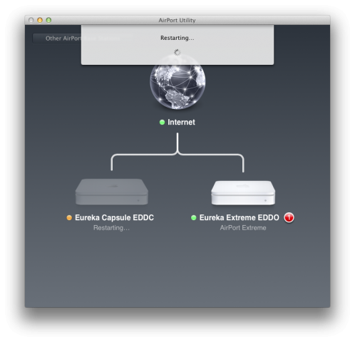 Neustart nach Firmware-Update